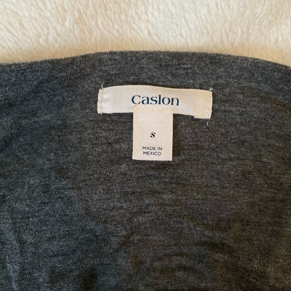 Caslon Women’s Grey Long Maxi Skirt stretchy soft slip on skirt - Picture 4 of 4